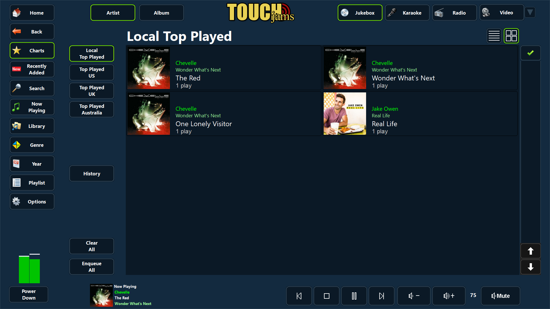Top Played TNs Local